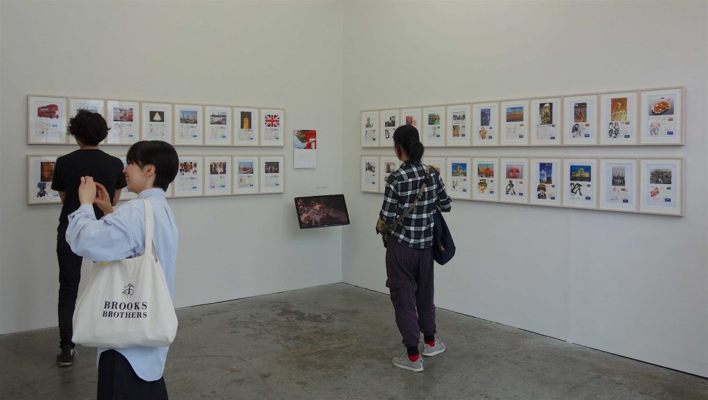 Postcard Drawings and Postcards as Documents  「絵はがきのドローイングとポストカードのシリーズから」by ORIMOTO Tatsumi, exhibition view